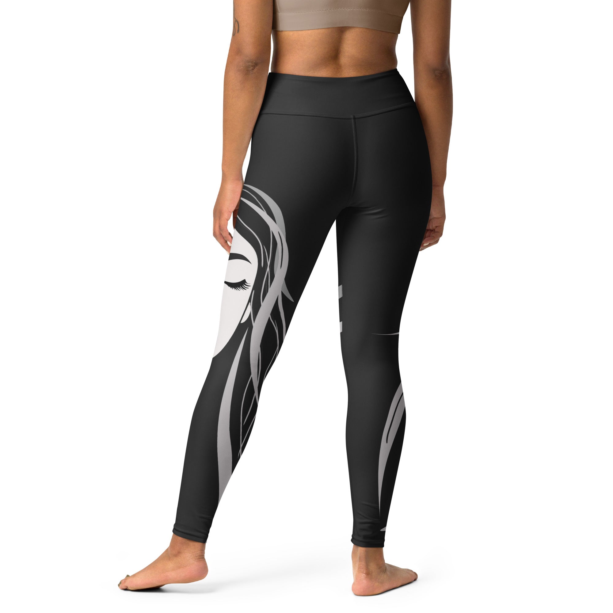 Red Lip Muse Yoga Leggings