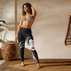 Red Lip Muse Yoga Leggings