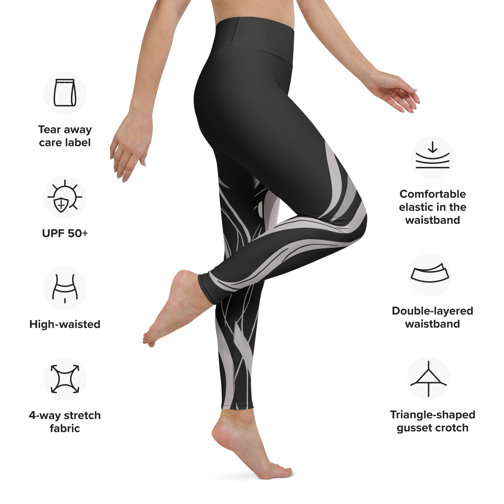 Red Lip Muse Yoga Leggings