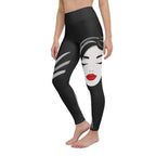 Red Lip Muse Yoga Leggings