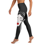 Red Lip Muse Yoga Leggings
