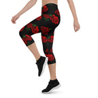 Red Roses Capris