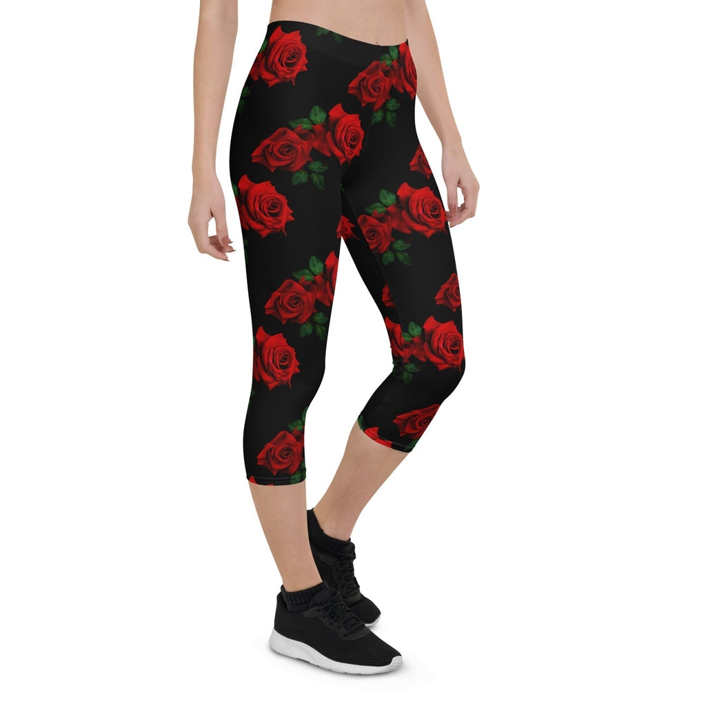 Red Roses Capris