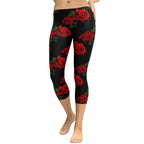 Red Roses Capris