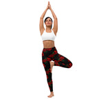 Red Roses Yoga Leggings