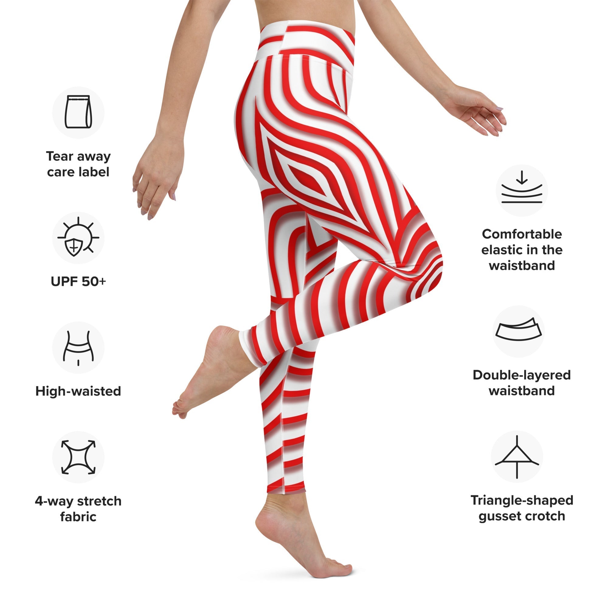 Red Target Yoga Leggings