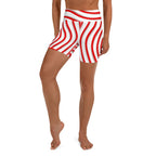 Red Target Yoga Shorts