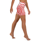 Red Target Yoga Shorts