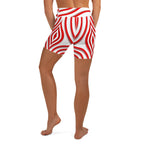 Red Target Yoga Shorts