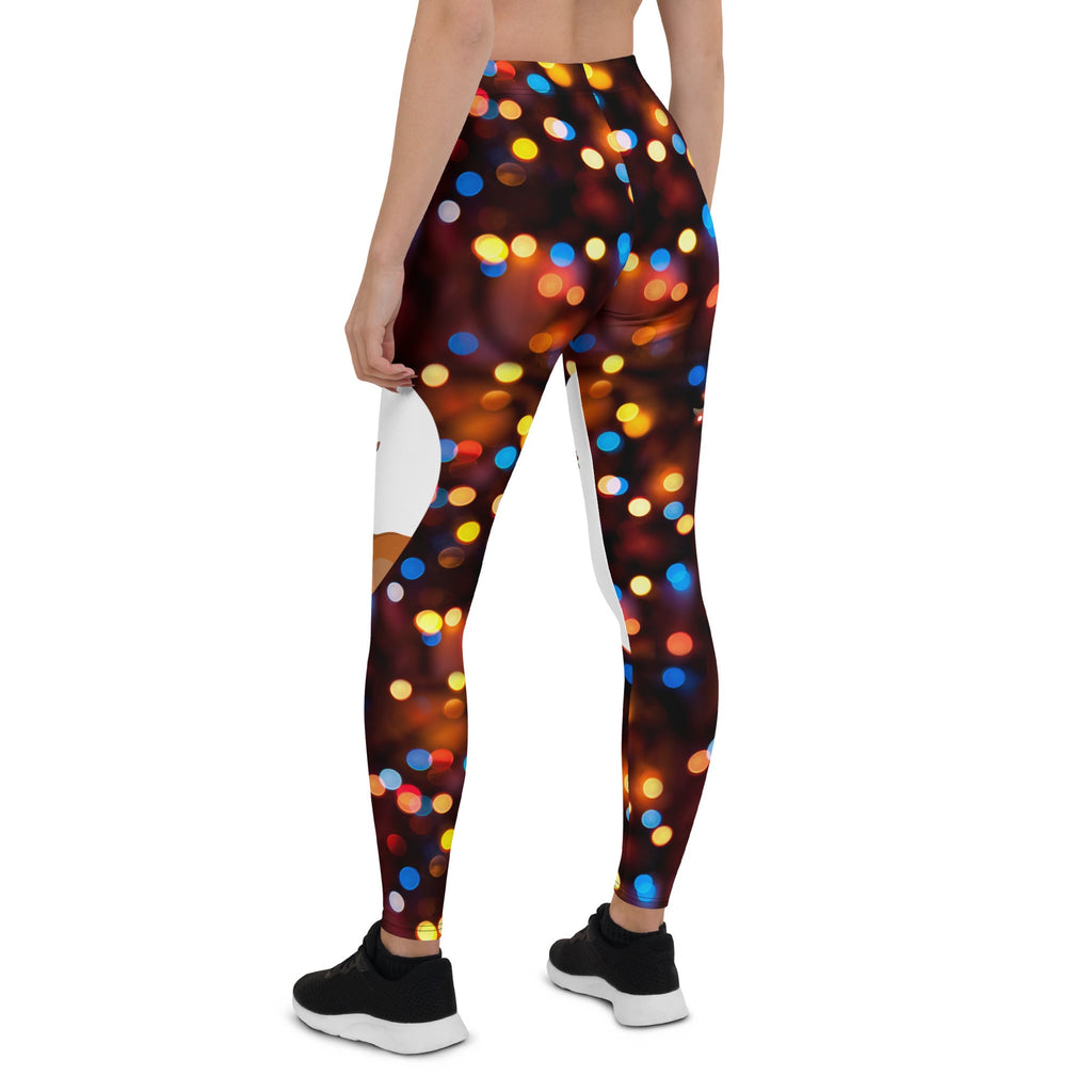 Reindeers in Love Christmas Leggings