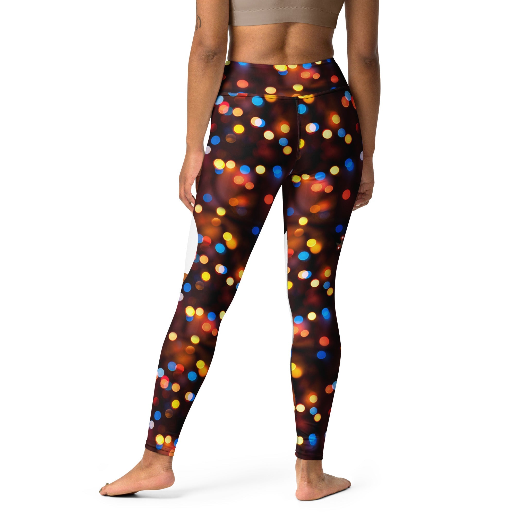 Reindeers in Love Christmas Yoga Leggings