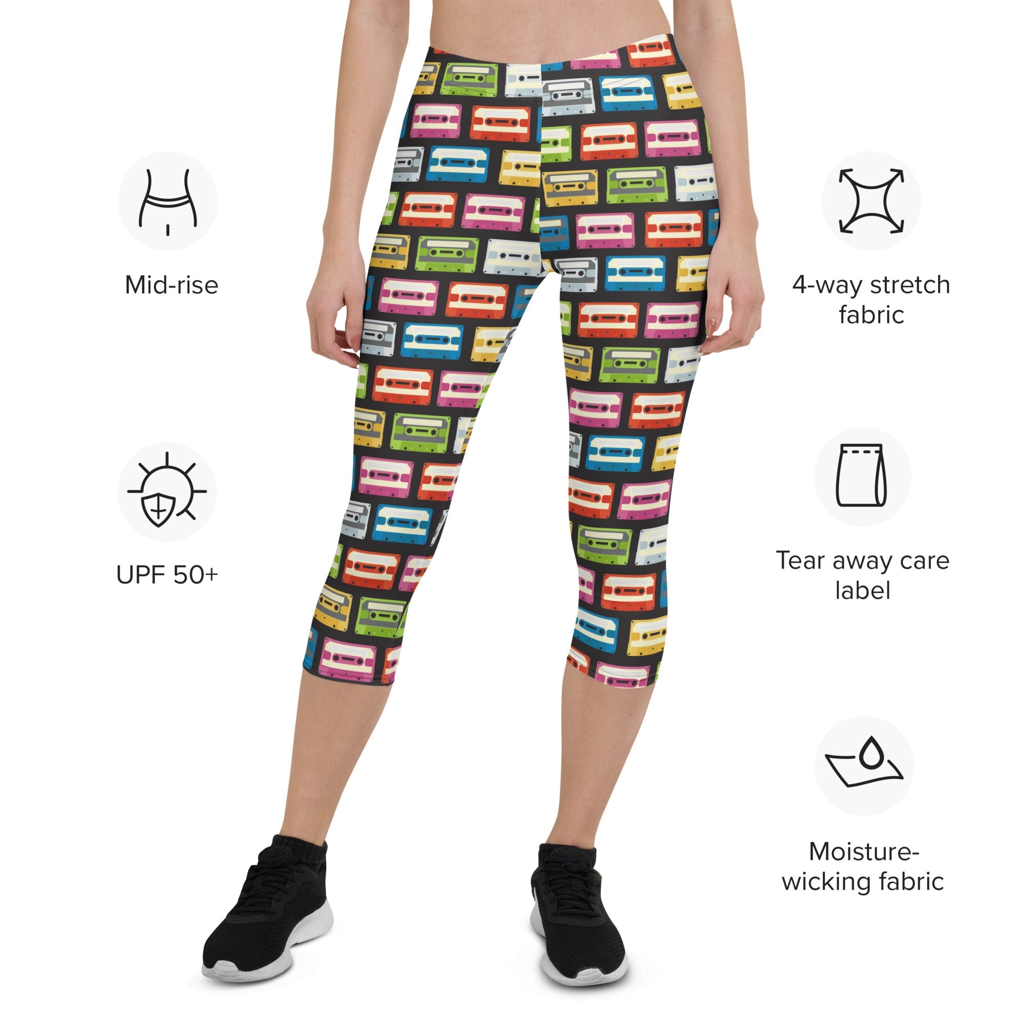 Retro Cassette Capris