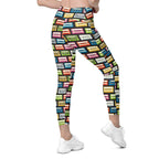 Retro Cassette Leggings With Pockets
