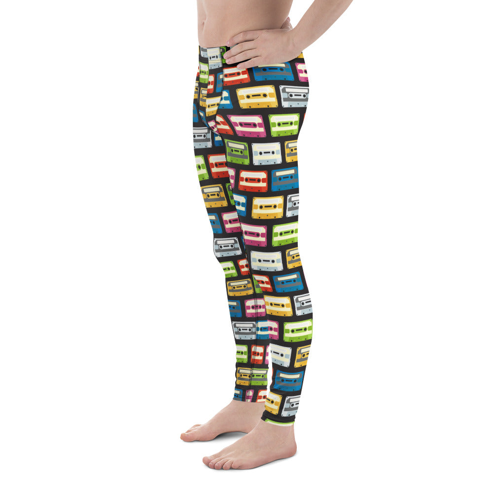 Retro Cassette Men's Leggings