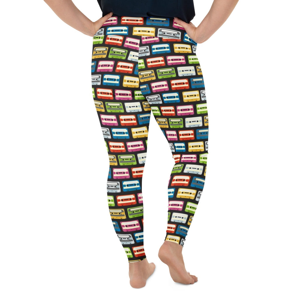 Retro Cassette Plus Size Leggings
