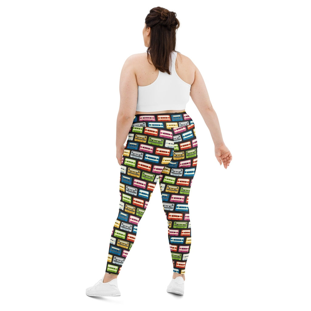 Retro Cassette Plus Size Leggings