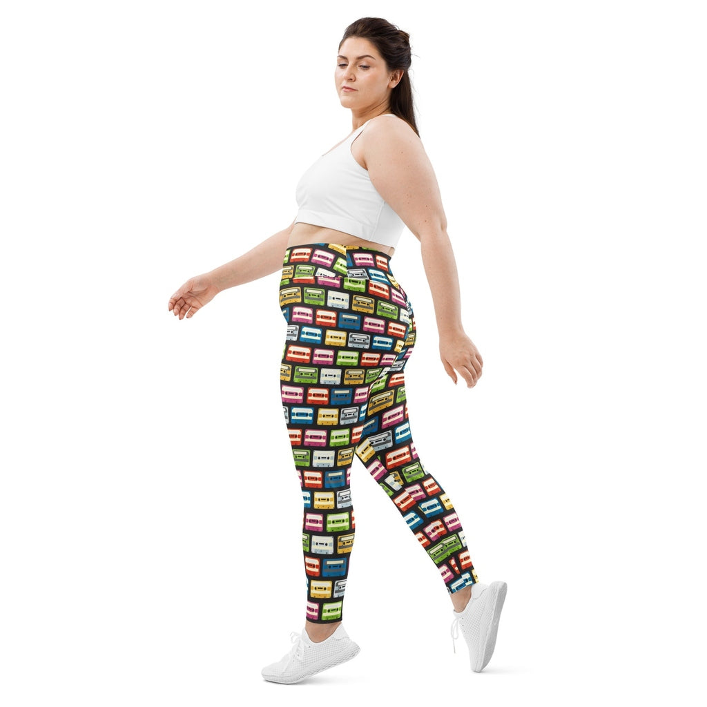 Retro Cassette Plus Size Leggings