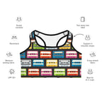 Retro Cassette Sports Bra