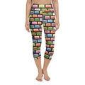 Retro Cassette Yoga Capris