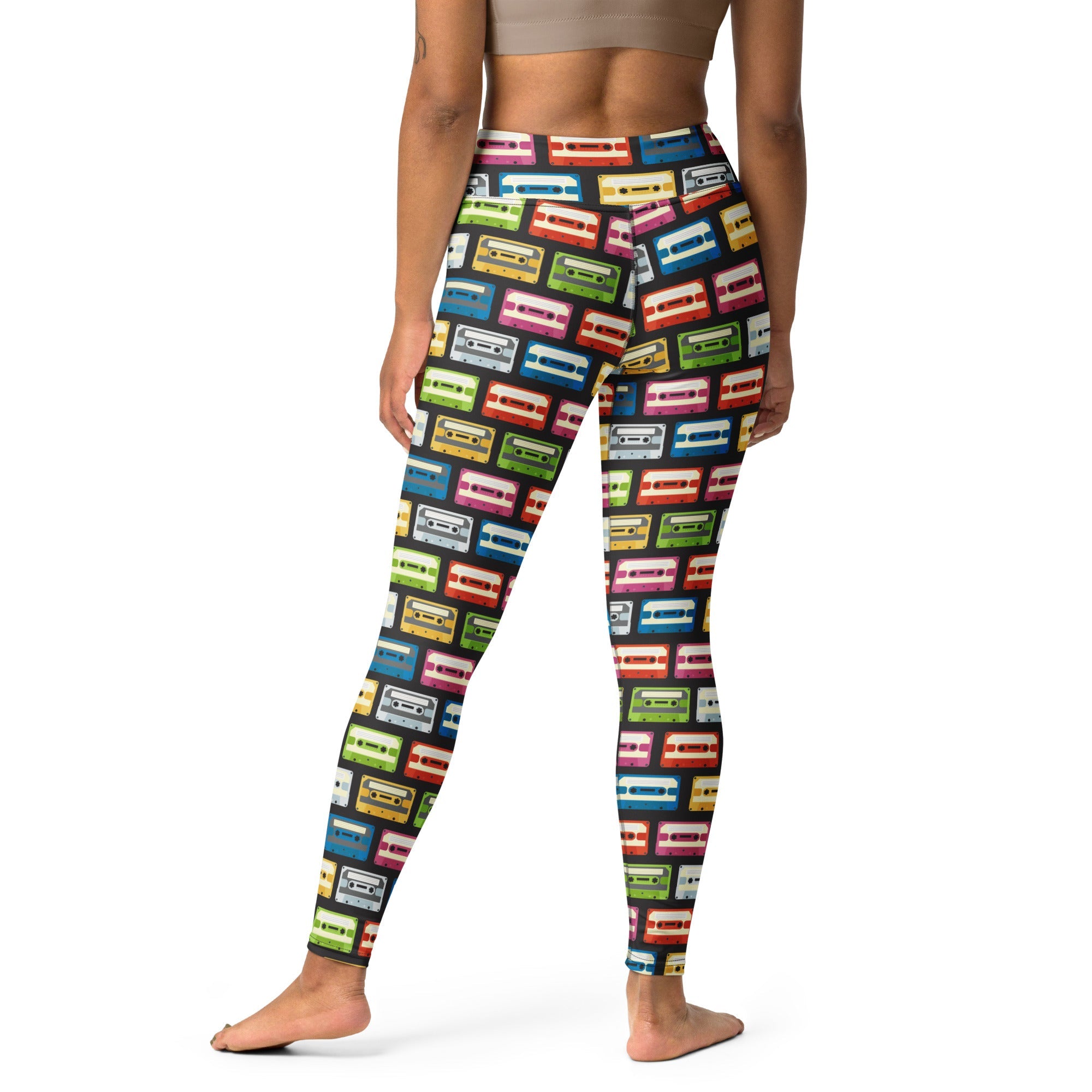 Retro Cassette Yoga Leggings