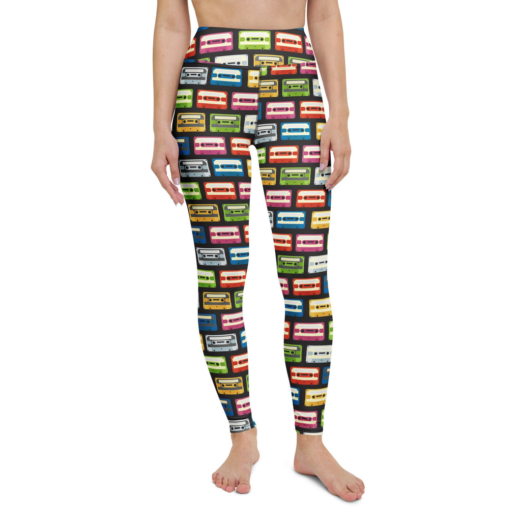 Retro Cassette Yoga Leggings