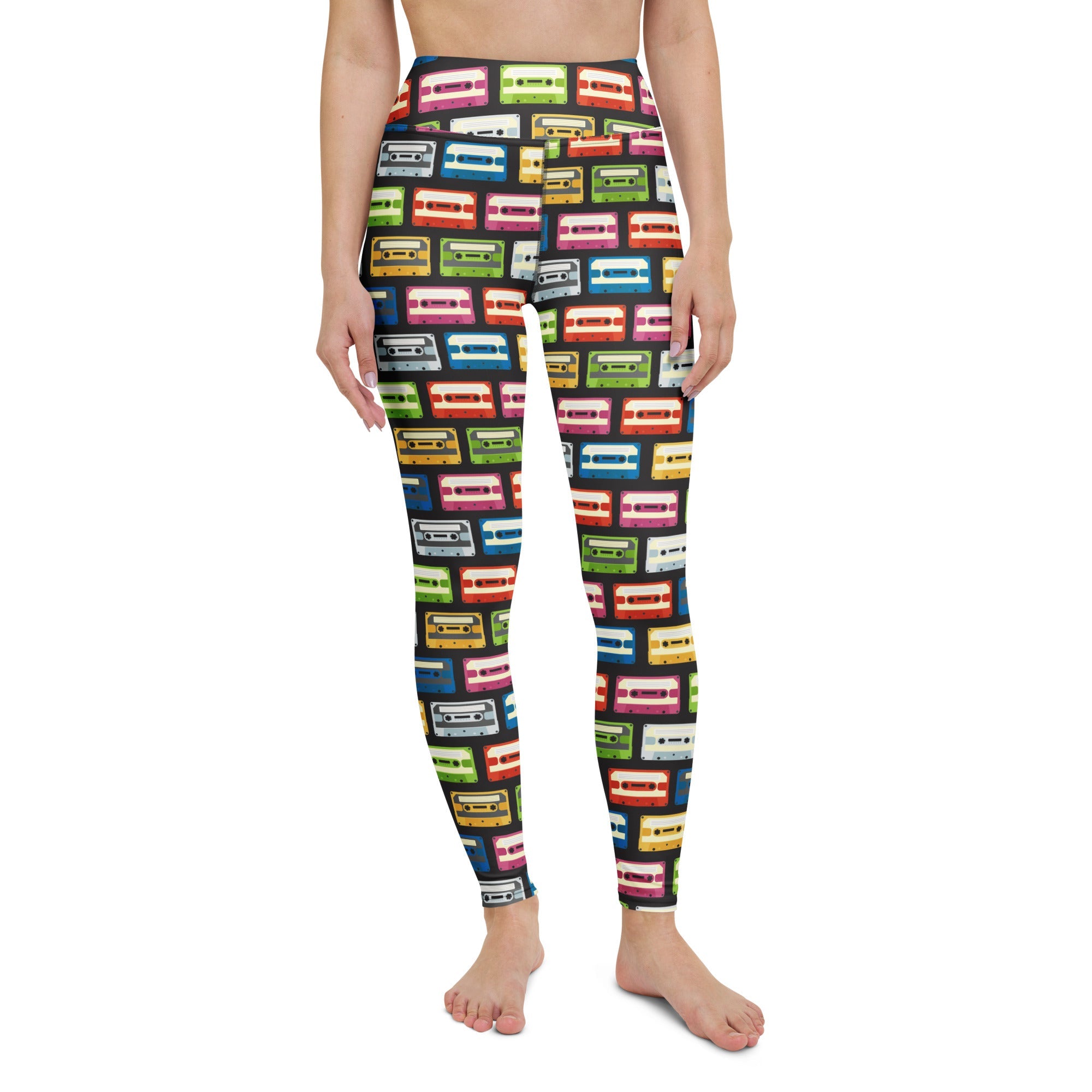 Retro Cassette Yoga Leggings