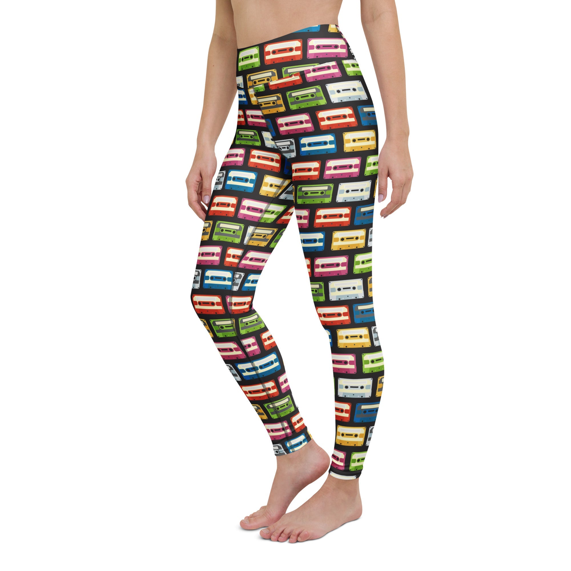 Retro Cassette Yoga Leggings