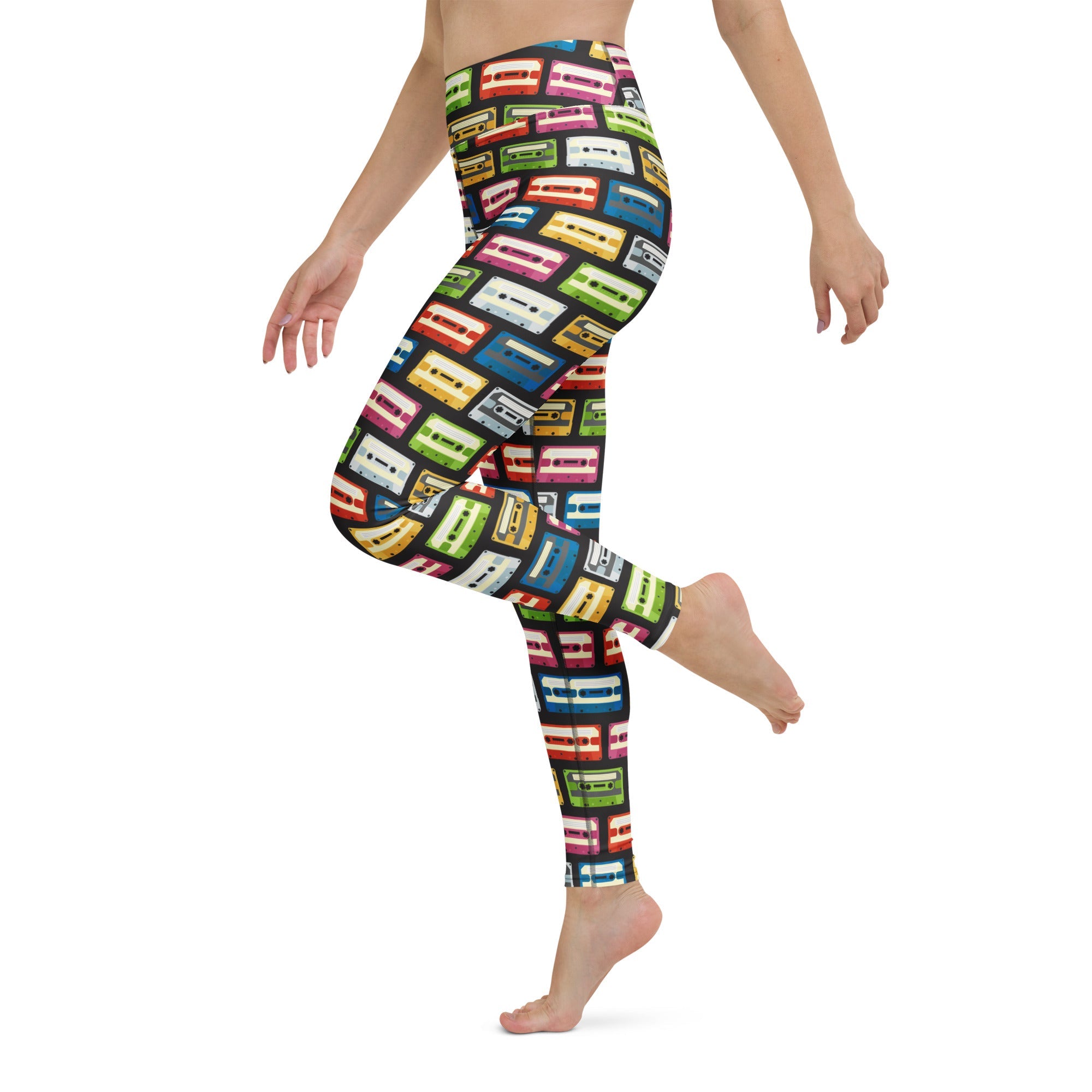 Retro Cassette Yoga Leggings
