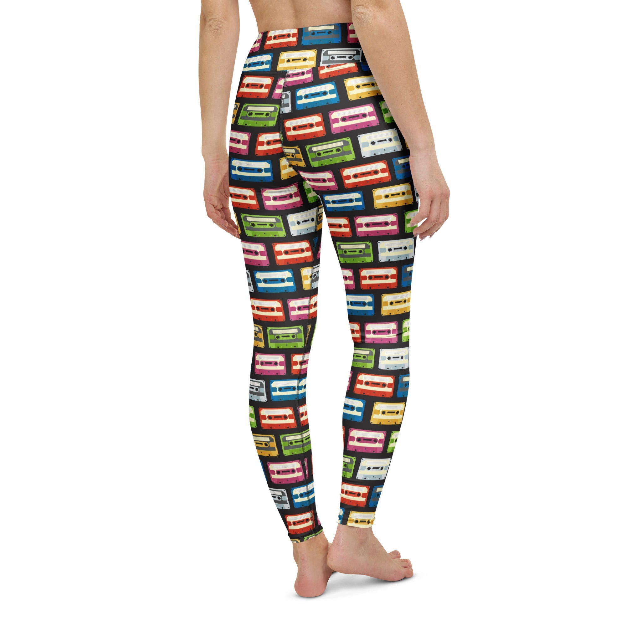 Retro Cassette Yoga Leggings