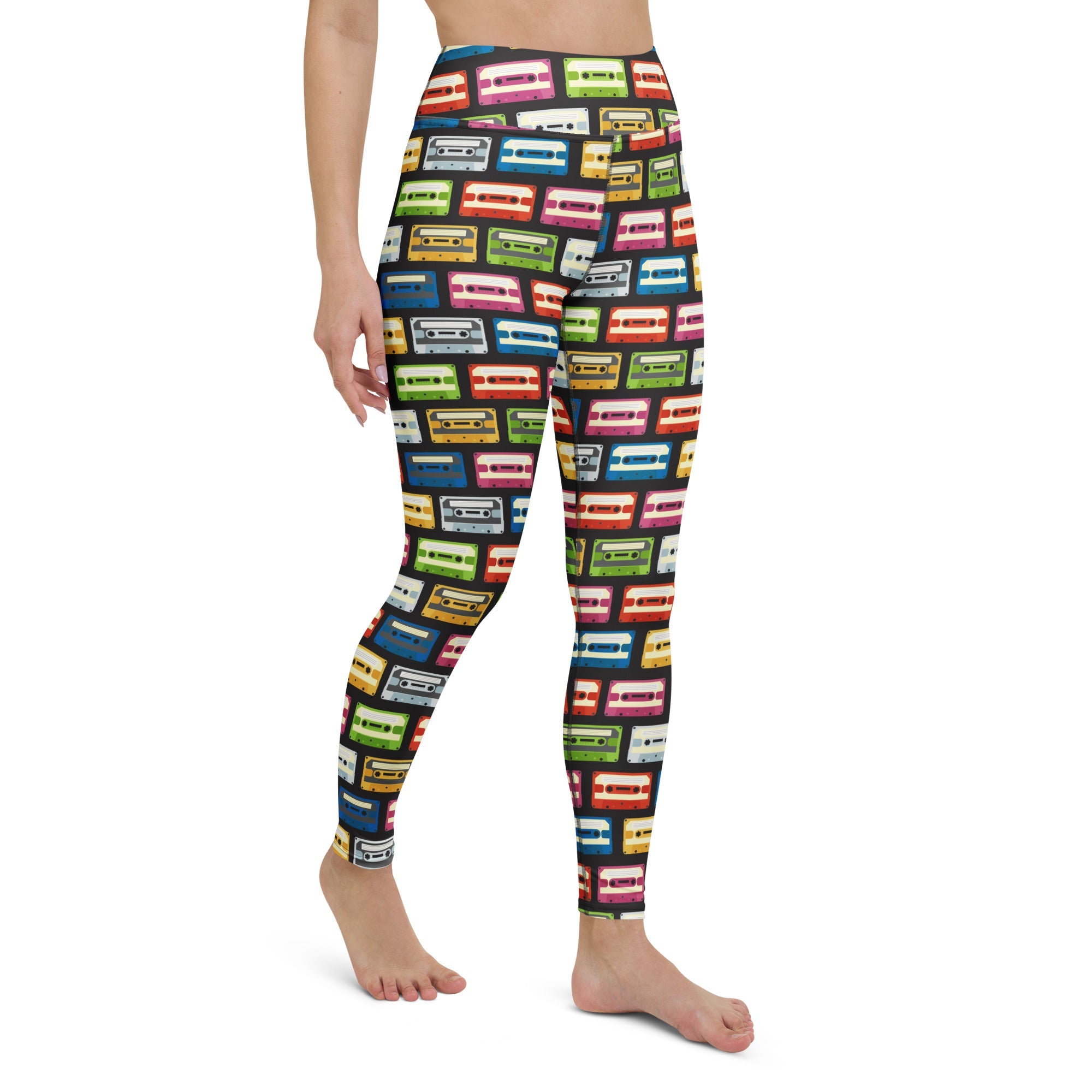 Retro Cassette Yoga Leggings
