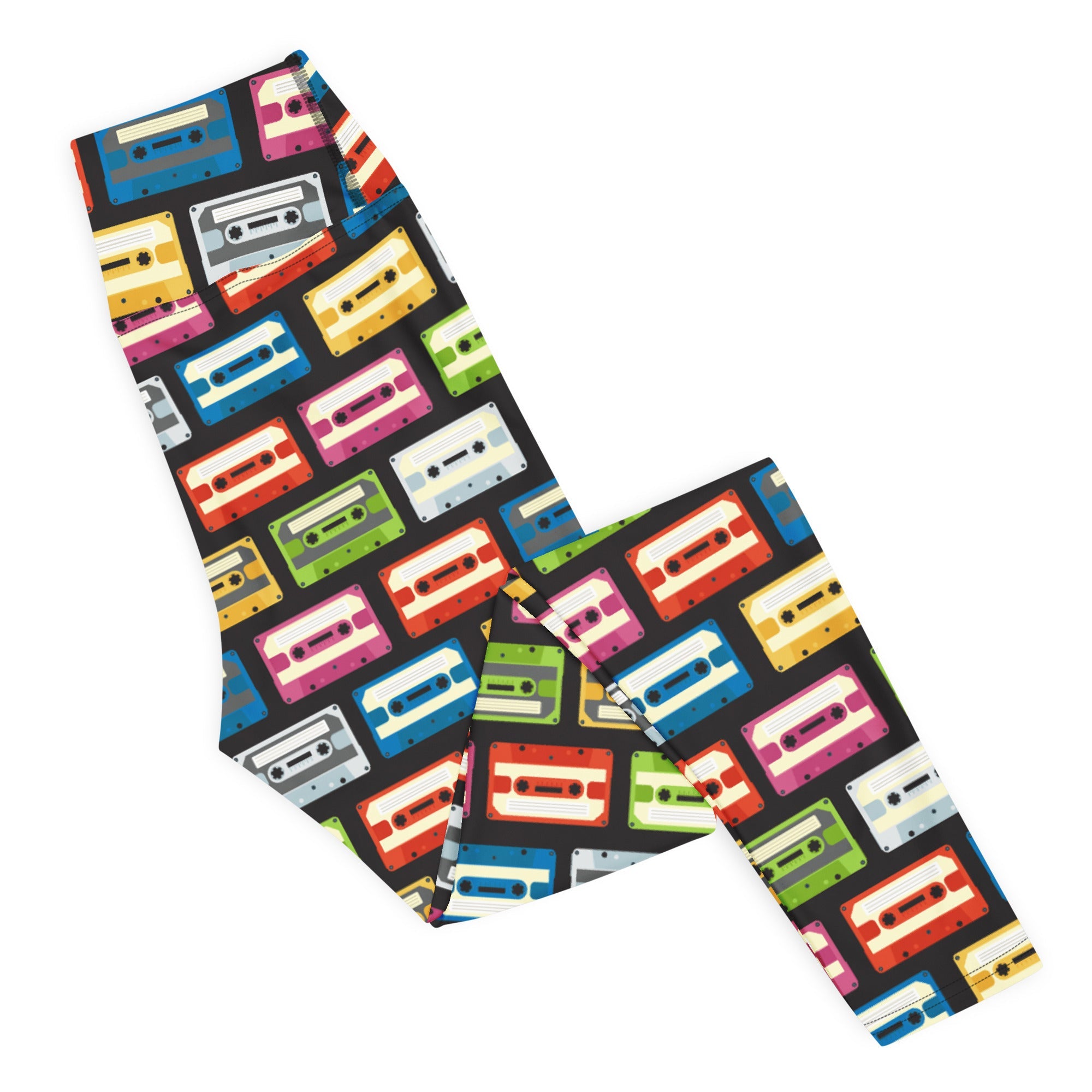 Retro Cassette Yoga Leggings