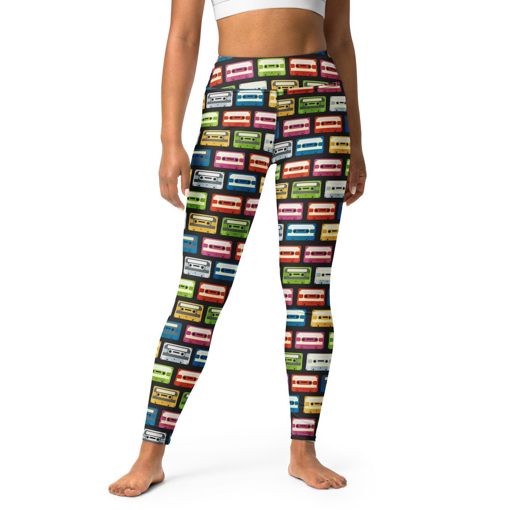 Retro Cassette Yoga Leggings