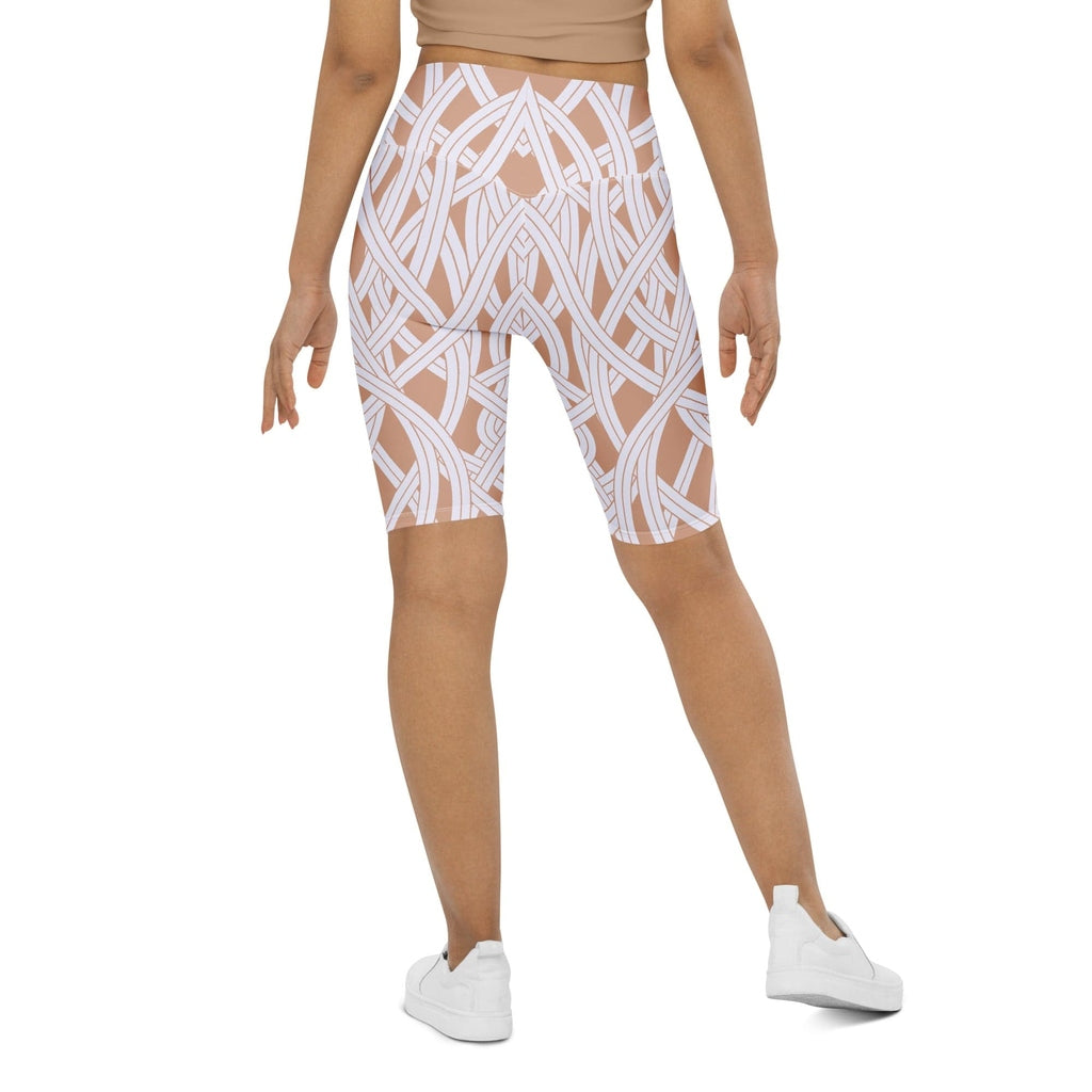 Ribbon Maze Biker Shorts