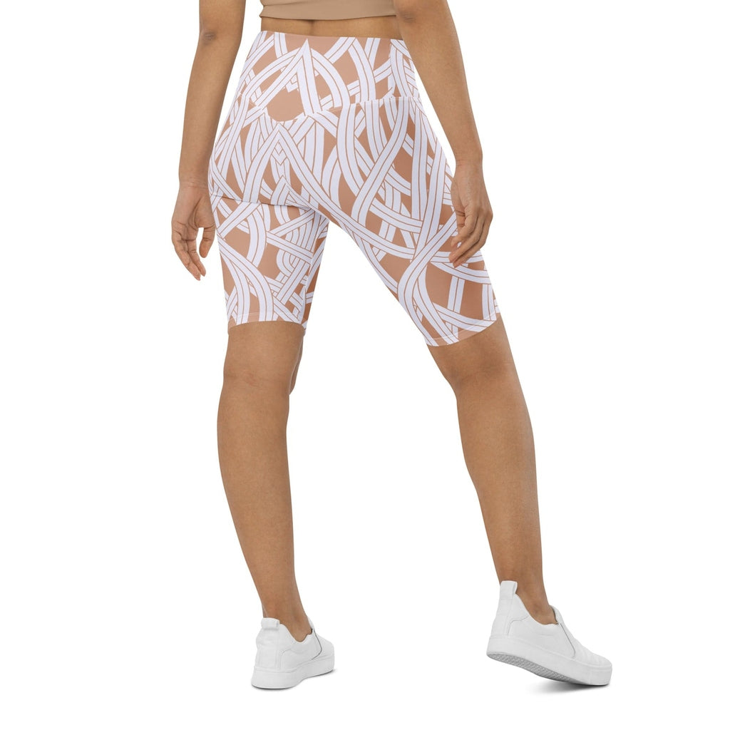 Ribbon Maze Biker Shorts