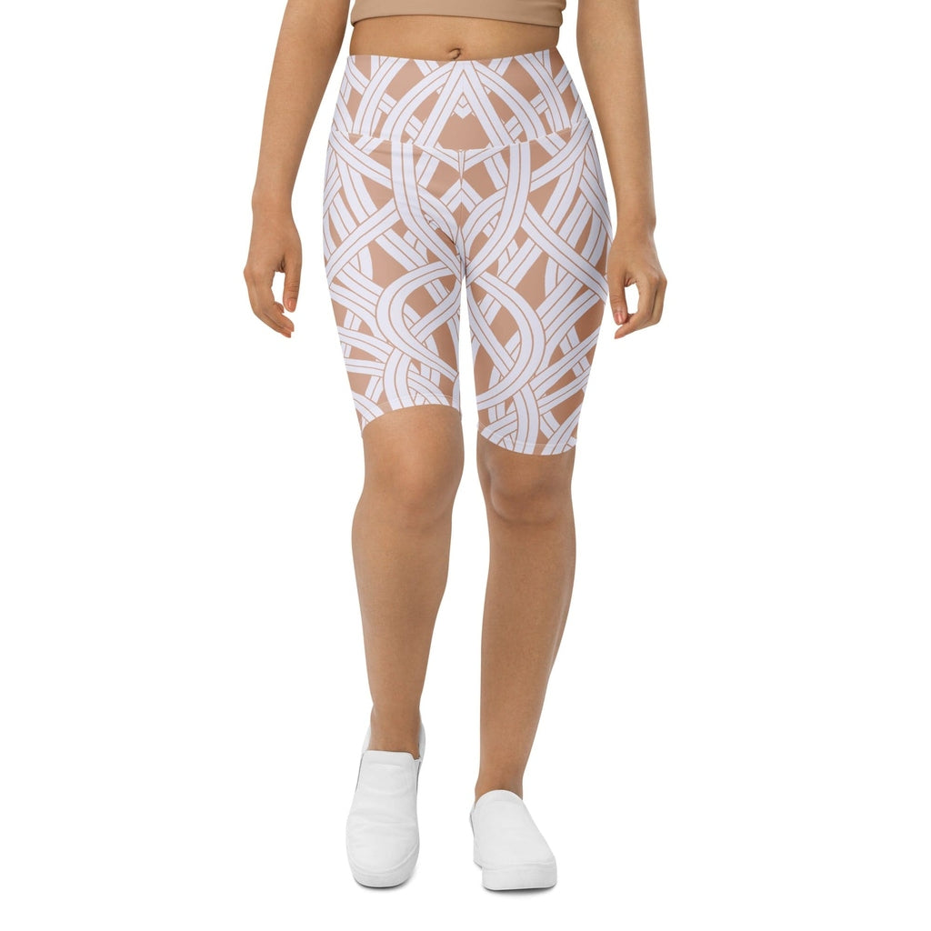 Ribbon Maze Biker Shorts
