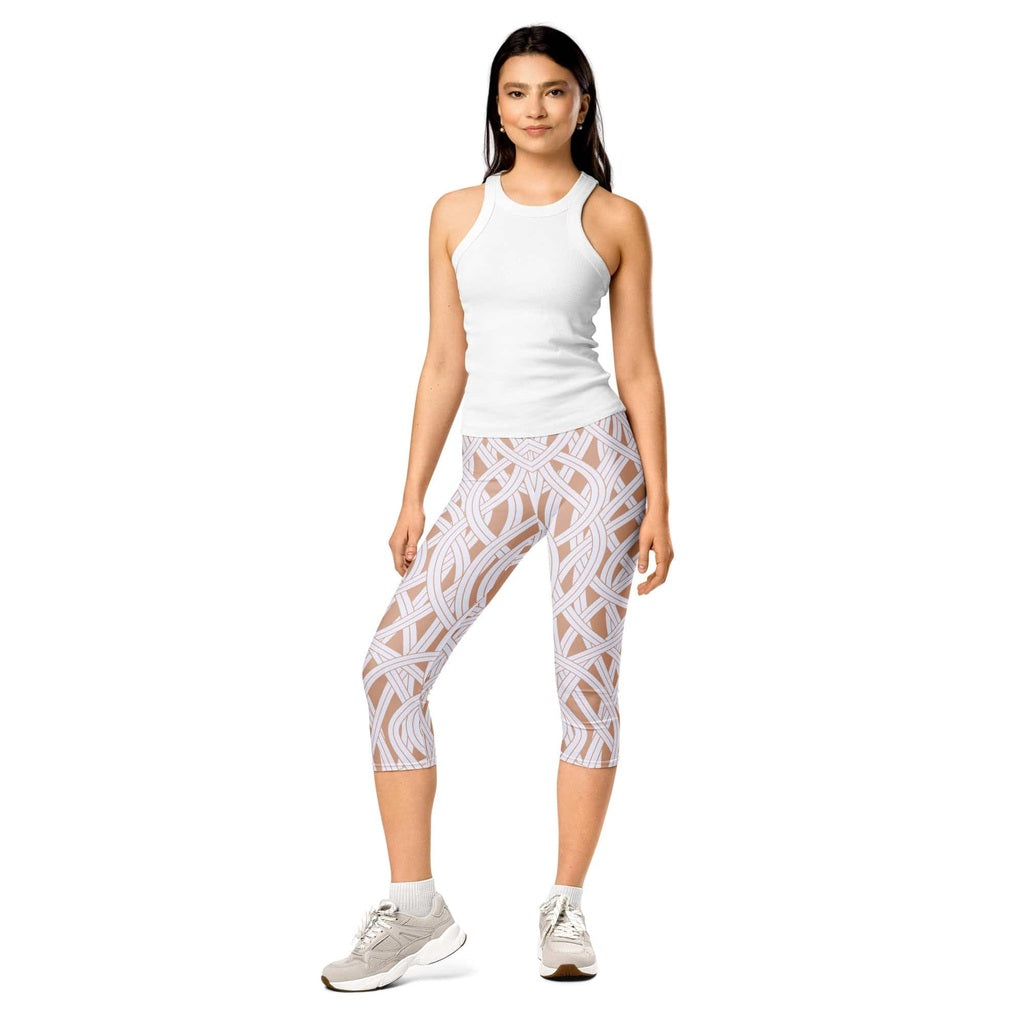 Ruby Ribbons Capri Ribbon Maze Capris | FIERCEPULSE