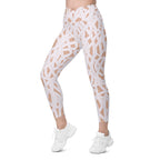 Ribbon Maze Crossover Leggings With Pockets