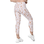 Ribbon Maze Crossover Leggings With Pockets