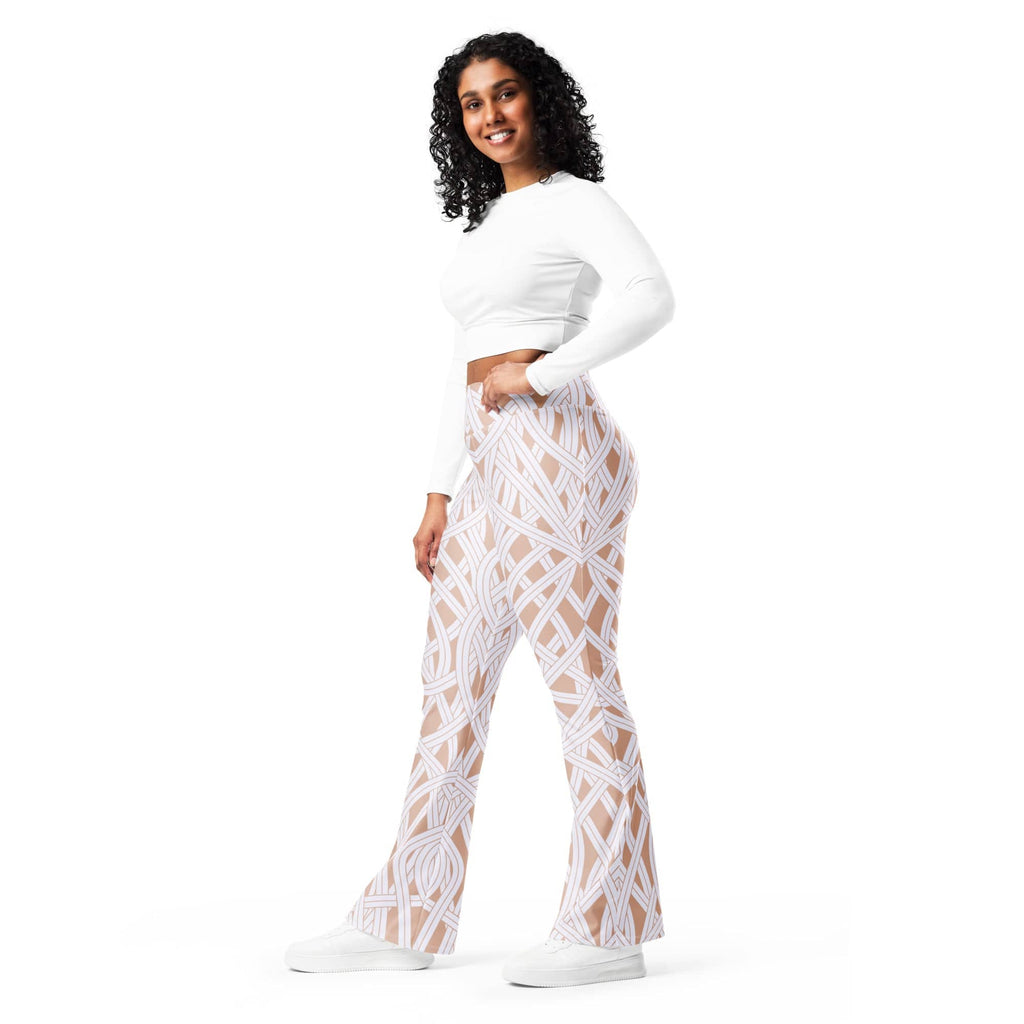Ribbon Maze Flare Leggings