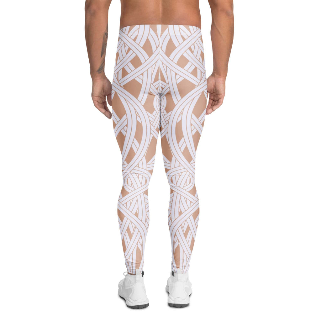 Ribbon Maze Men's Leggings