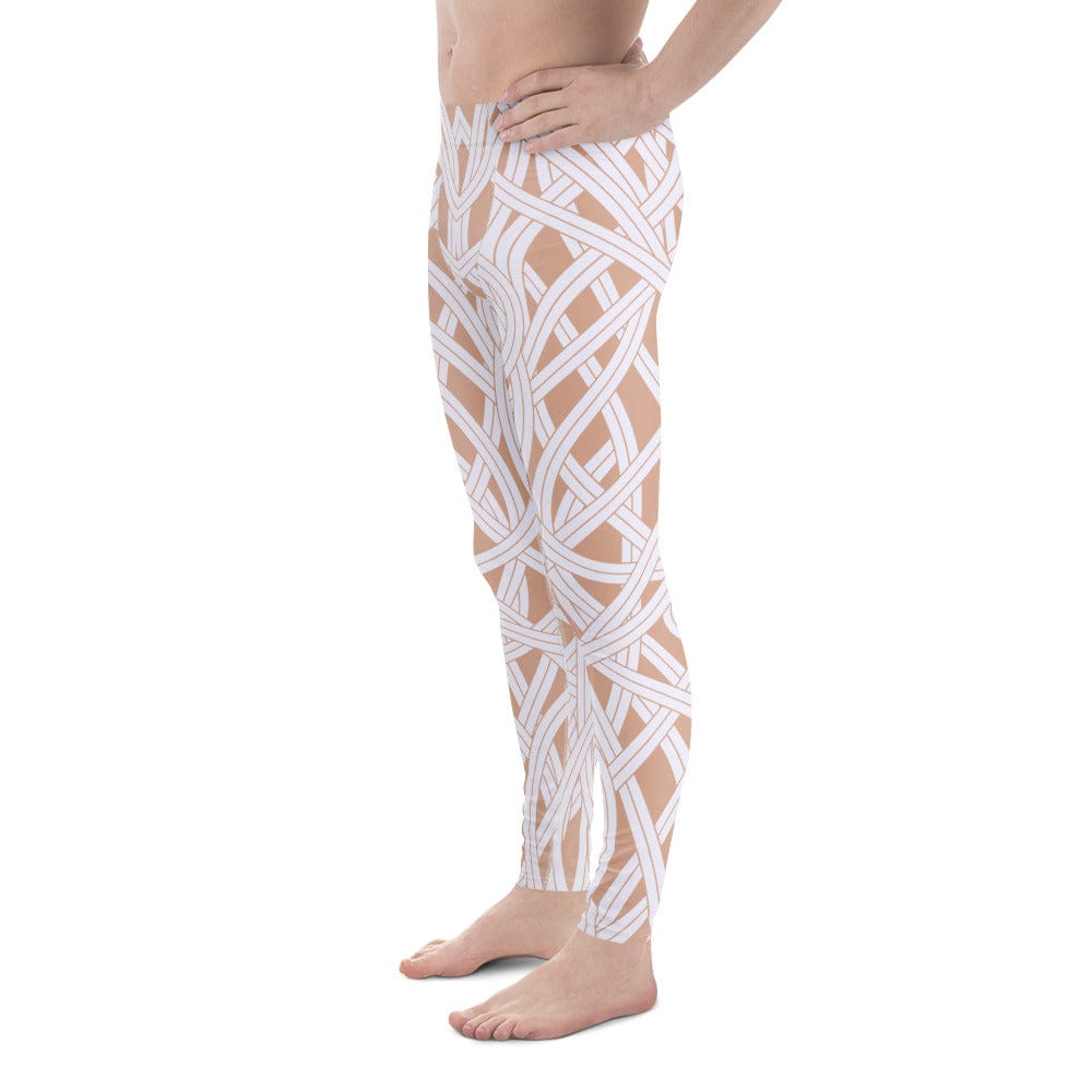 Ribbon Maze Men's Leggings