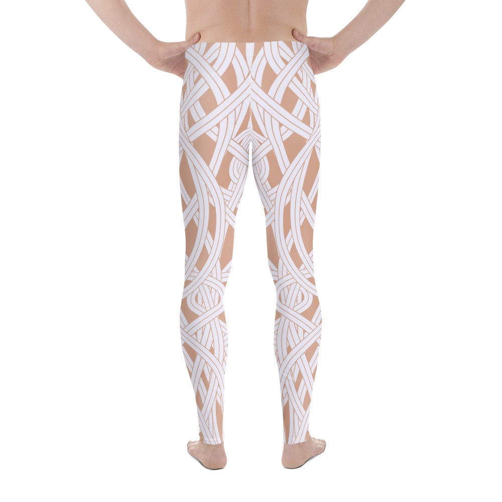 Ribbon Maze Men's Leggings