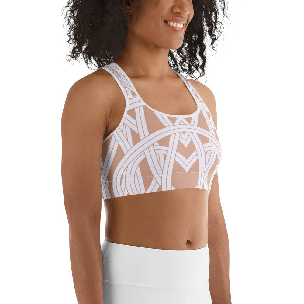 Ribbon Maze Sports Bra