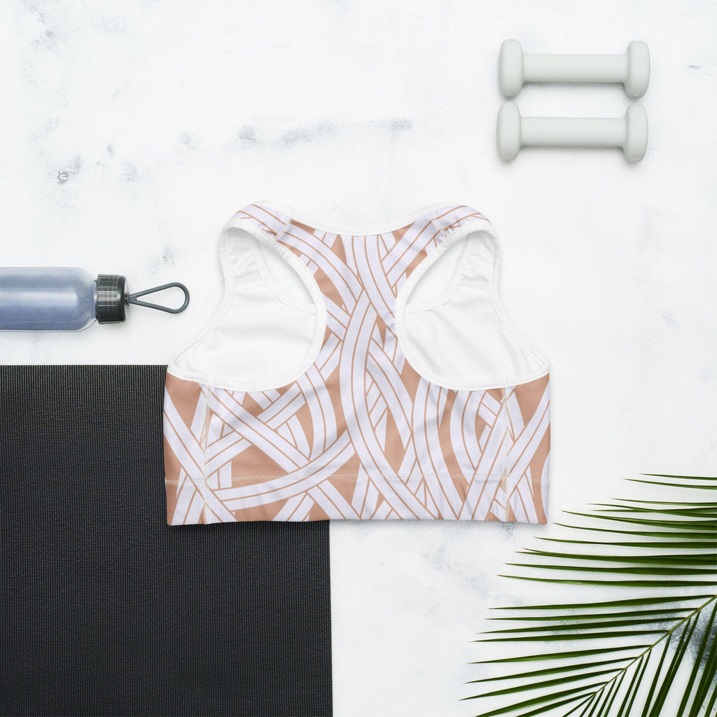 Ribbon Maze Sports Bra