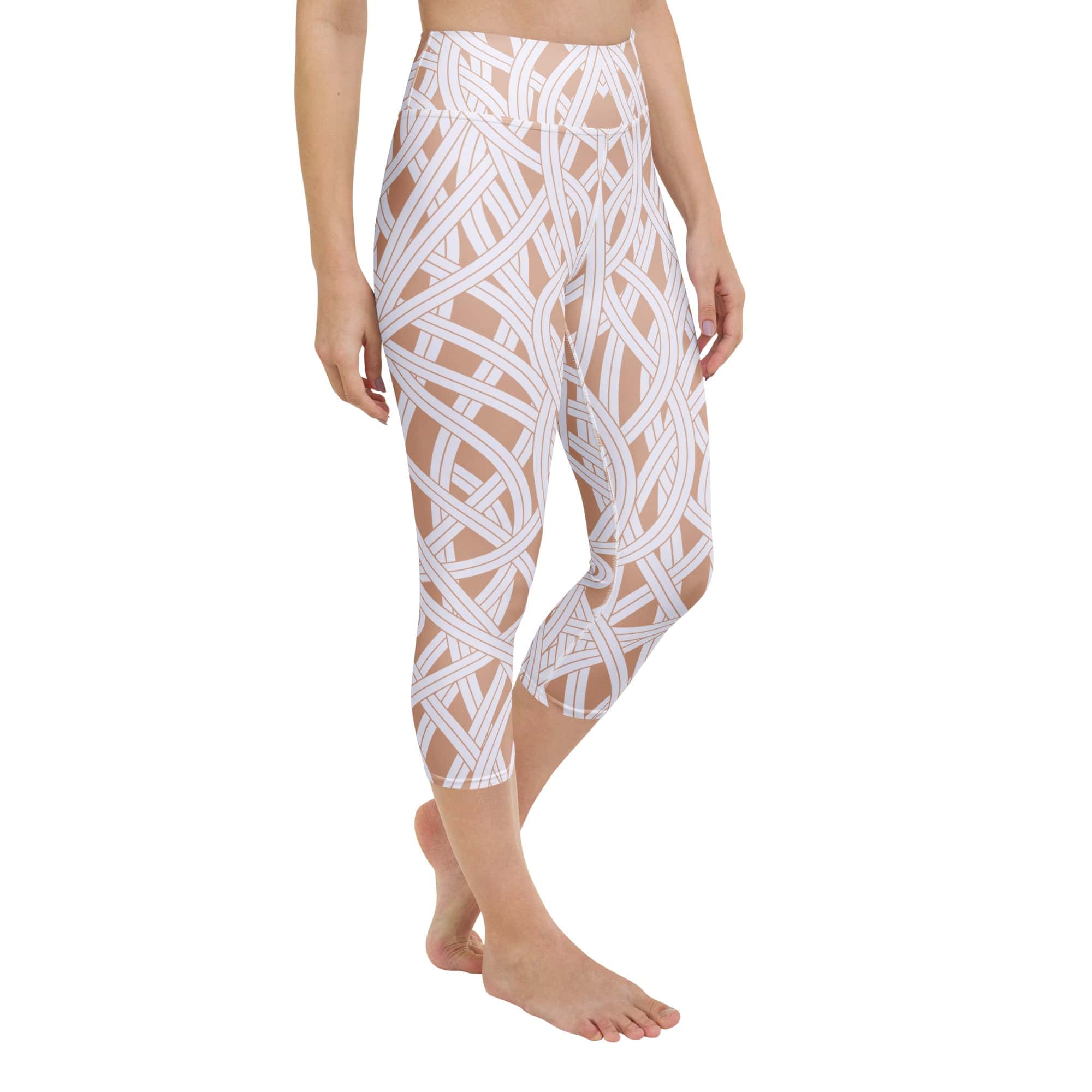 Ribbon Maze Yoga Capris