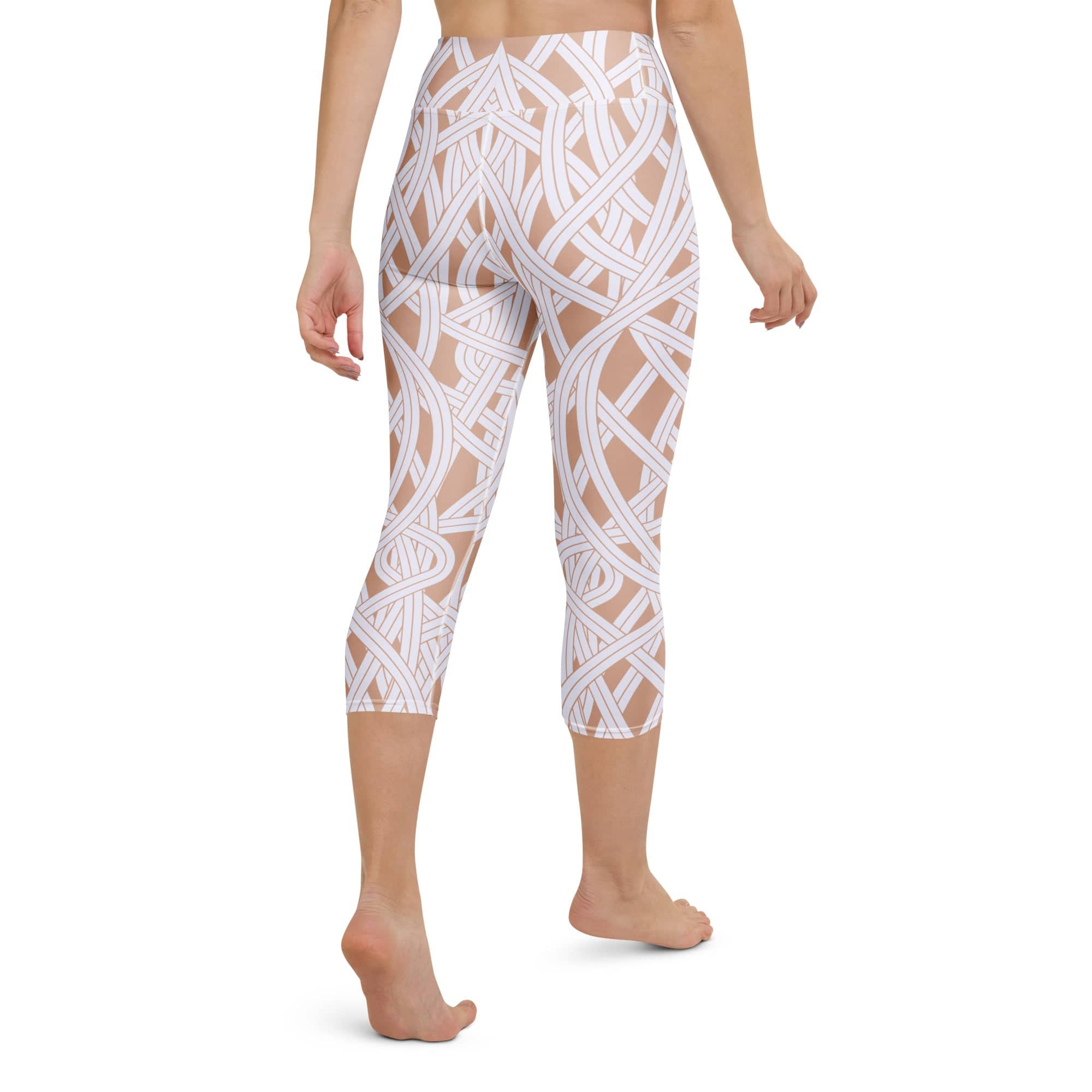 Ribbon Maze Yoga Capris