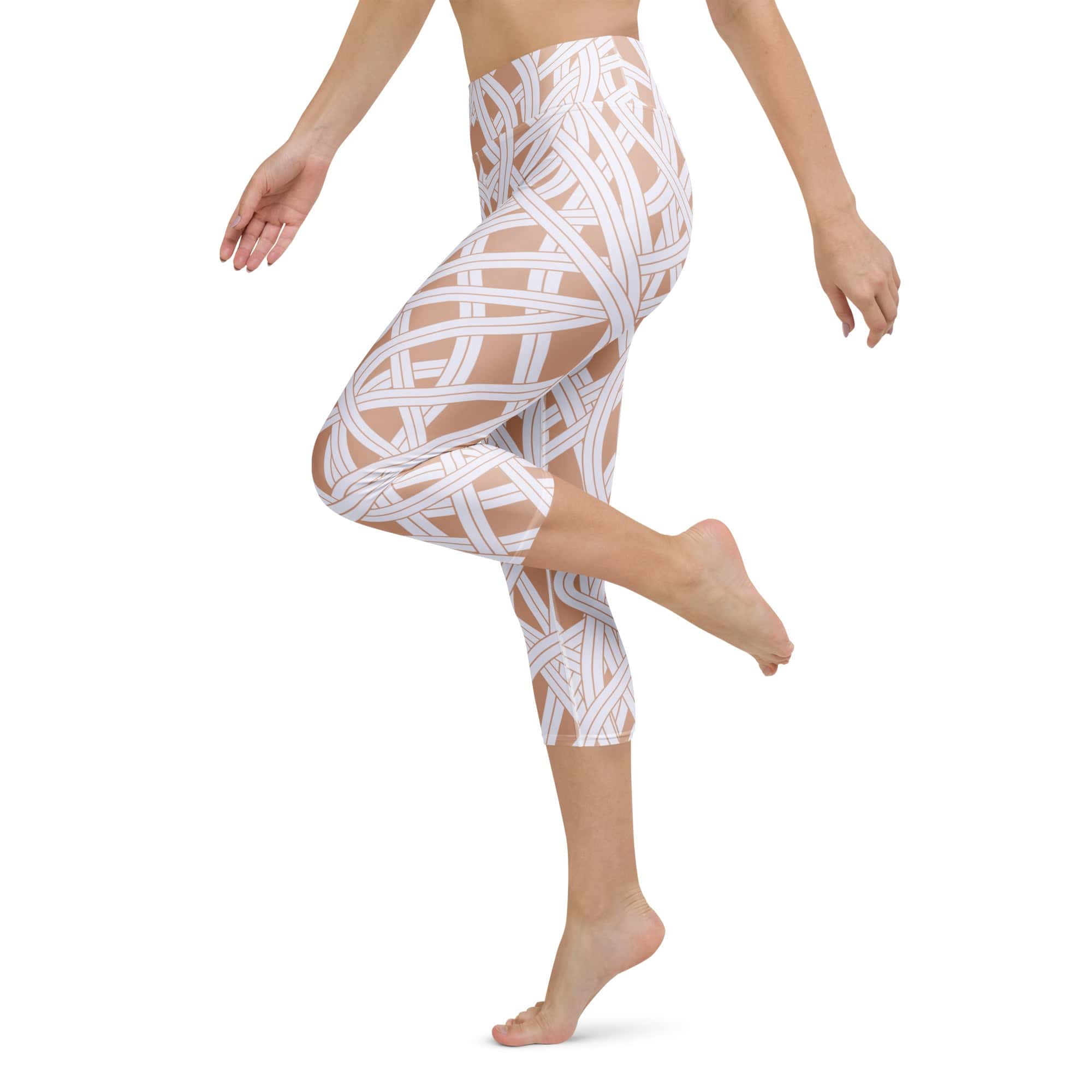Ribbon Maze Yoga Capris