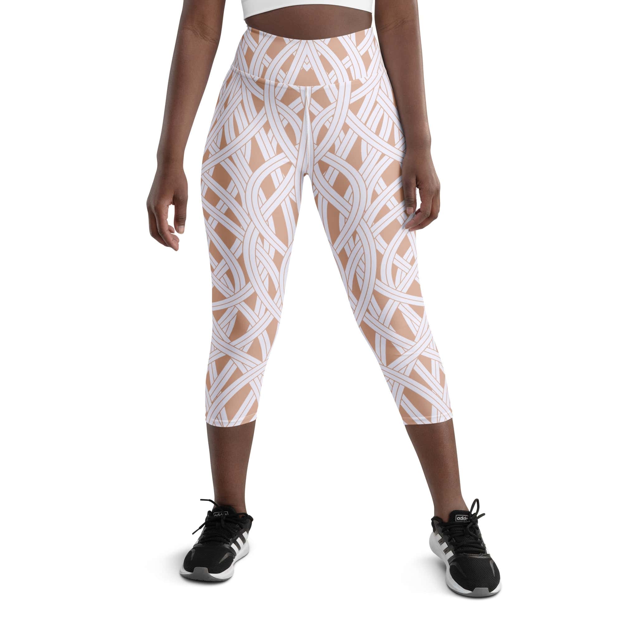 Ribbon Maze Yoga Capris