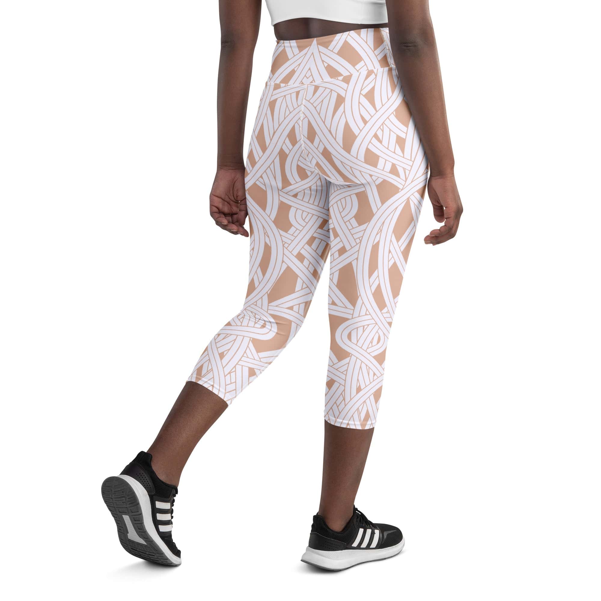Ribbon Maze Yoga Capris