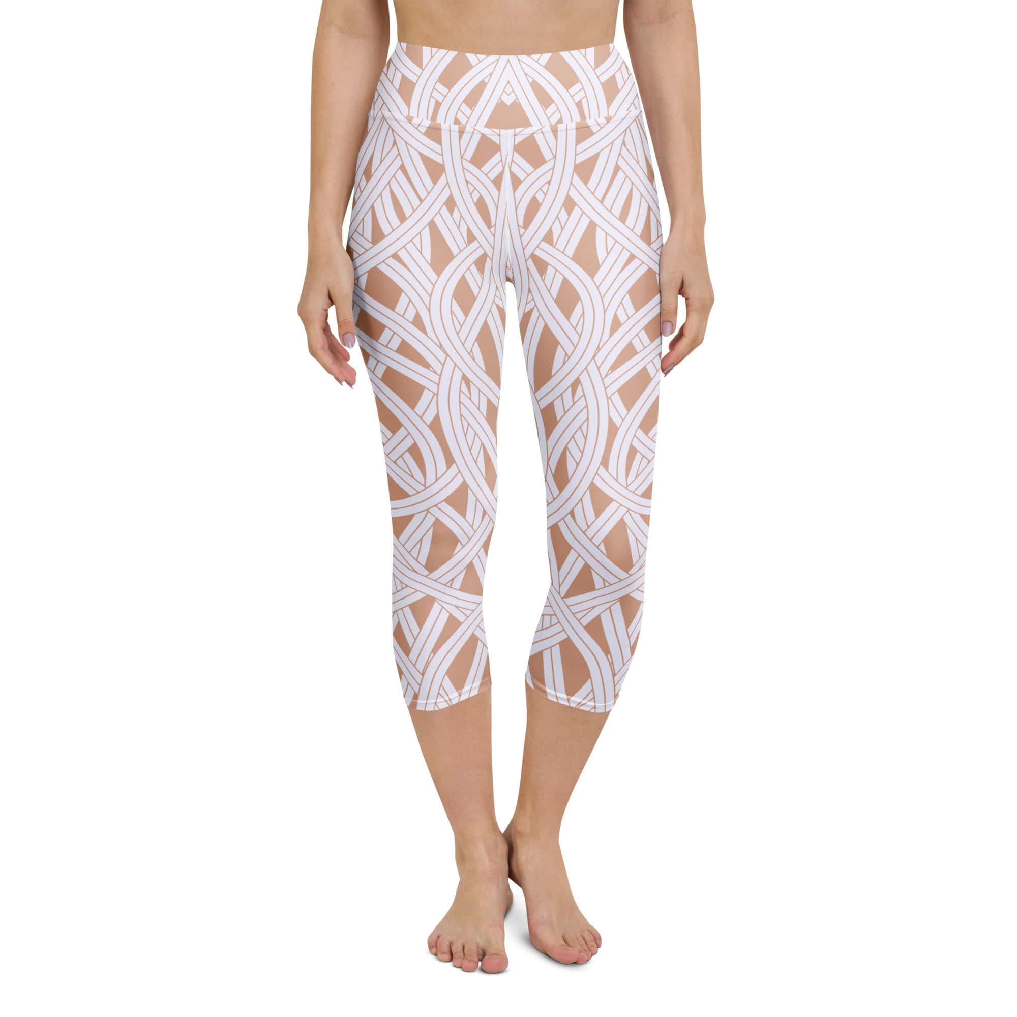 Ribbon Maze Yoga Capris